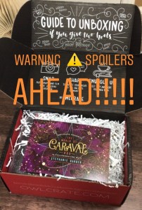 OwlCrate World of Caraval Special Edition Unboxing