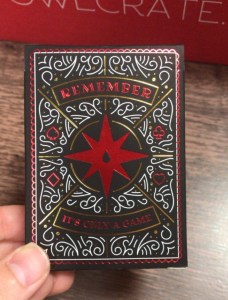 OwlCrate World of Caraval Playing Cards