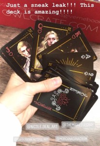 OwlCrate World of Caraval Playing Cards