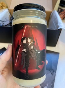 Alchemy & Ink Starcrossed Candle Cult Unboxing and Review Reylo Candle